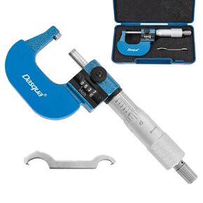 Dasqua Digit Counter Outside Micrometer Professional Quick Reading Digital Micrometer 0-1" Carbide Tips 0.0001"