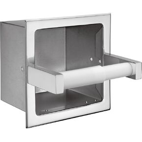 Product description 5571 Features: -Extra roll recessed toilet paper holder. -Made of galvanized sheet steel. Dispenser Type: -Toilet Paper. Color(s): -Chrome. Material(s): -Metal. Towel Type: -Toilet Tissue. Dimensions: Overall Height - Top to Bottom: -6