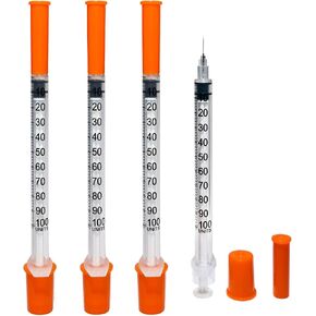 1ml Syringes with Needle, Syringe 1ml/cc Needles 30G 5/16 Inch, Individually Wrapped ,Pack of 10 in Saudi Arabia