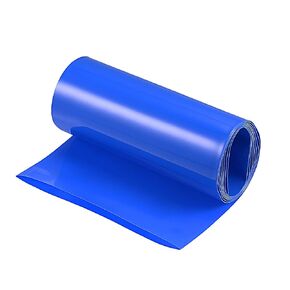 MECCANIXITY Battery Wrap PVC Heat Shrink Tubing 220mm Dia 350mm Flat 1m Black Good Insulation for Battery Pack
