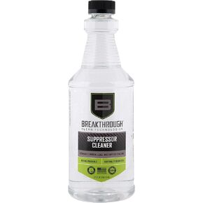Breakthrough Clean Suppressor Cleaner - Heavy Carbon and Lead Remover - Perfect for Handguns and Rifle Suppressors with Aluminum, Stainless-Steel, or Titanium-Based Construction - 32oz/1-Gallon