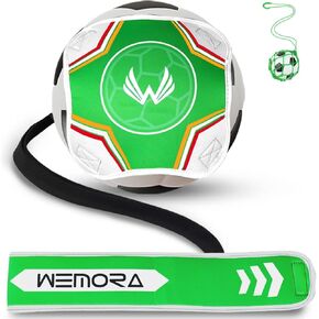 Solo Soccer Trainer Belt for Football Kick Throw Practice Training Equipment for Kids Youth with Adjustable Waist Strap Fits Ball Size 3 4 5