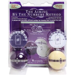 Aramith Genuine Training by The Numbers Learning/Aiming Pool/Billiards Ball Set