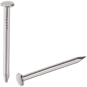 uxcell Small Tiny Hardware Nails Carbon Steel 1.2X6mm(DXL) for DIY Decorative Wooden Boxes Accessories Silver Tone 1500pcs