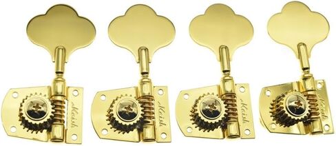 Cloverleaf 2x Right/2x Left 2R2L Bass Guitar Tuners Bass Tuning Machine Heads Bass Tuning Keys Pegs for American Standard/Highway One Series Basses Black in Saudi Arabia