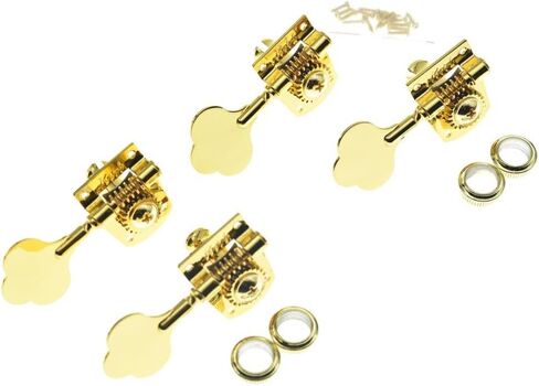 Cloverleaf 2x Right/2x Left 2R2L Bass Guitar Tuners Bass Tuning Machine Heads Bass Tuning Keys Pegs for American Standard/Highway One Series Basses Black in Saudi Arabia