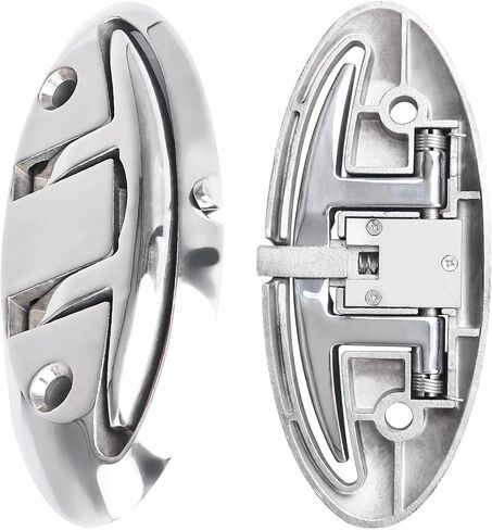 NovelBee 2pcs 7-1/2" Boat Folding Cleats,316 Stainless Steel Heavy Duty Flip-up Dock Deck Cleats for Boat Marine in Saudi Arabia