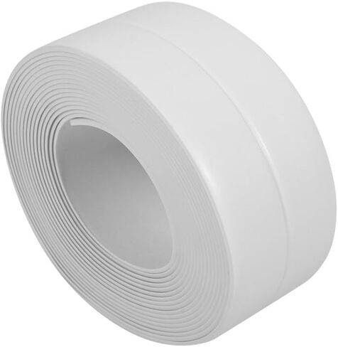 Caulk Tape, Self Adhesive Kitchen Sealant Strip Bathtub Shower Tile Wall Sticker Sealing Sealer Waterproof Bathroom Toilet Caulking Roll Countertop Sink Floor Wall Corner Edge Protector Washbasin in Saudi Arabia