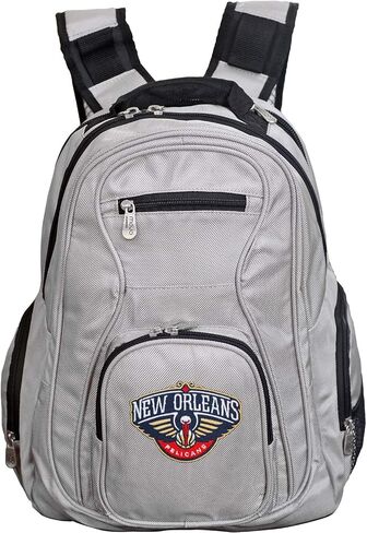 NBA Laptop Backpack, 19-inches, Grey in Saudi Arabia