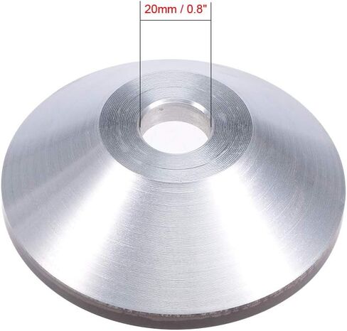 uxcell 100x32x20x10x3mm Resin Bond Cup Diamond Grinding Wheel 400 Grit for Carbide Metal in Saudi Arabia