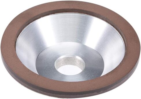 uxcell 100x32x20x10x3mm Resin Bond Cup Diamond Grinding Wheel 400 Grit for Carbide Metal in Saudi Arabia