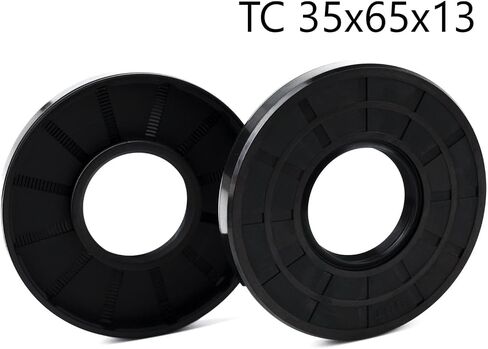 XIKE 2PCS TC 35x65x10 Oil Seal,Oil Shaft Seal,Double Lip Seals with Spring for Bearing Shaf in Saudi Arabia