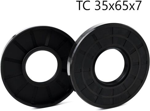 XIKE 2PCS TC 35x65x10 Oil Seal,Oil Shaft Seal,Double Lip Seals with Spring for Bearing Shaf in Saudi Arabia