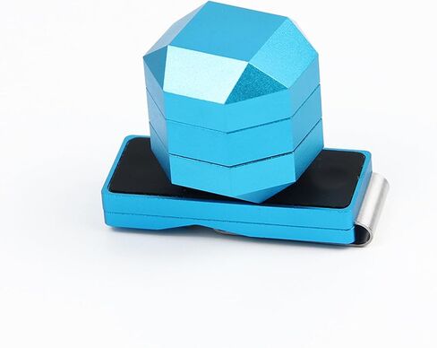 Premium 3 Layer Magnetic Billiard Pool Cue Chalk Holder Box Set, Pool Table Accessory for Billiards Precision Shots in Saudi Arabia