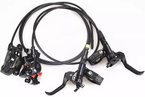 M6100 MTB Mountain Bikes Hydraulic Disc Brake Mountain Bicycle BR BL-M6100 Brake, black in Saudi Arabia