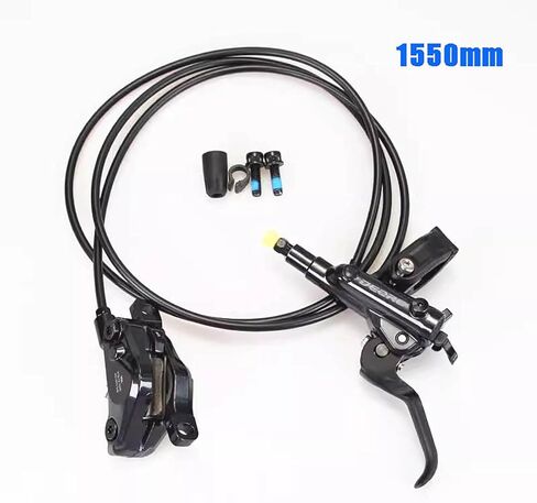 M6100 MTB Mountain Bikes Hydraulic Disc Brake Mountain Bicycle BR BL-M6100 Brake, black in Saudi Arabia