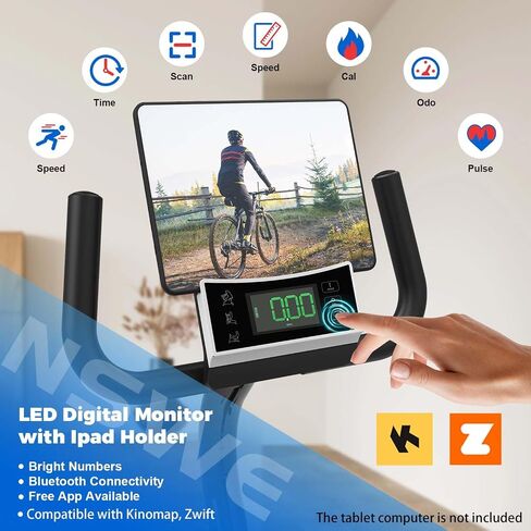 VANSWE Recumbent Exercise Bike for Adults Seniors - Recumbent Bikes for Home with Magnetic Resistance, Bluetooth and App Connectivity, Pulse Sensor in Saudi Arabia