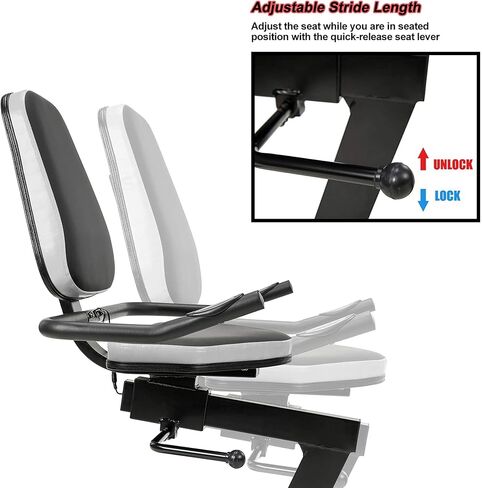 VANSWE Recumbent Exercise Bike for Adults Seniors - Recumbent Bikes for Home with Magnetic Resistance, Bluetooth and App Connectivity, Pulse Sensor in Saudi Arabia