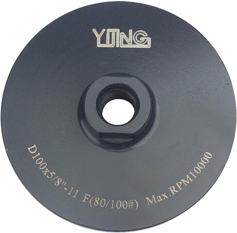 YIJING 4" Diamond Resin Filled Grinding Wheel Diamond Cup Wheel Fine Grit with Thread 5/8"-11 for Grinding Stone,Concrete in Saudi Arabia