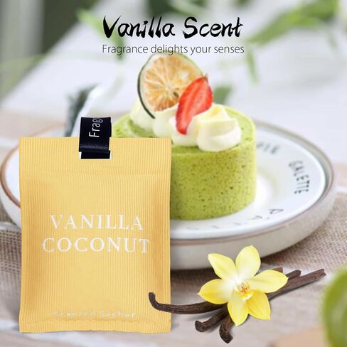 كيس معطر هواء للسيارة، أكياس أكياس، أكياس أكياس روائح منعشة، مزيل الروائح الكريهة للسيارة للنساء، الفانيليا وجوز الهند in Kuwait