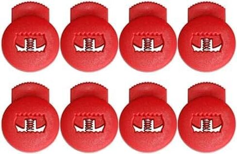 8Pcs Red Glove Locks, No More Knots Required, Baseball Glove Lace Locks, Universal Fit for Baseball and Softball Gloves, Mitt Accessories, Large in Saudi Arabia