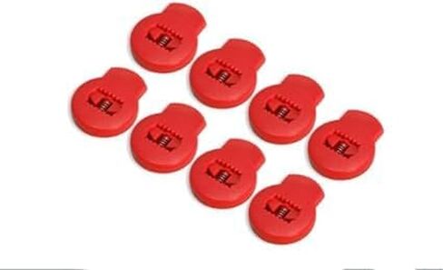 8Pcs Red Glove Locks, No More Knots Required, Baseball Glove Lace Locks, Universal Fit for Baseball and Softball Gloves, Mitt Accessories, Large in Saudi Arabia