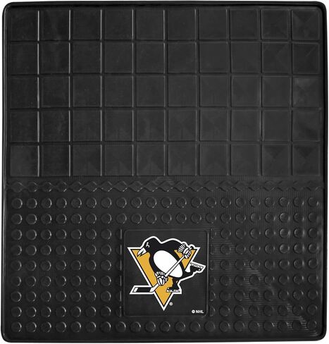 FANMATS 10435 Pittsburgh Penguins 2-Piece Heavy Duty Vinyl Car Mat Set, Front Row Floor Mats, All Weather Protection, Universal Fit, Deep Resevoir Design in Saudi Arabia