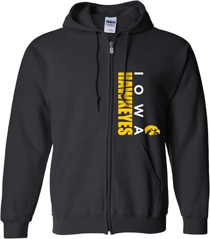 UGP Campus Apparel NCAA Vertical Block LC, Team Color Zip Hoodie, College, University in Saudi Arabia