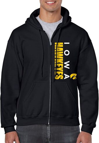 UGP Campus Apparel NCAA Vertical Block LC, Team Color Zip Hoodie, College, University in Saudi Arabia