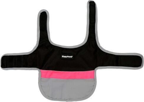 ZippyPaws Adventure Canine Cooling Vest - High Visibility, Reflective Safety, Absorbent Polymer Crystals for Extended Cooling, Comfortable & Adjustable - Pink, Small in Saudi Arabia