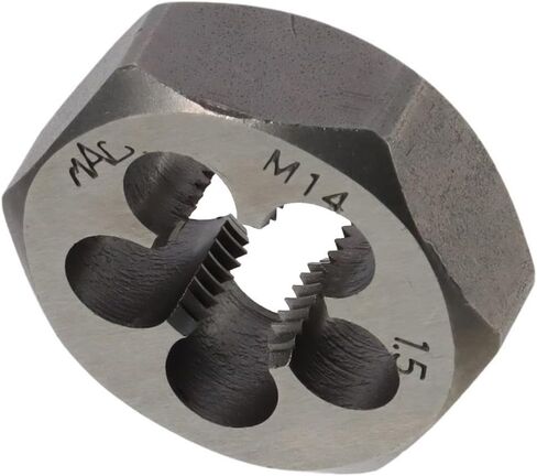 Hex Rethreading Dies,Carbon Steel Hexagon Taper Pipe Die,M14 X 1.5 Carbon Steel Hex Rethreading Die Hand Tool For Machining in Saudi Arabia