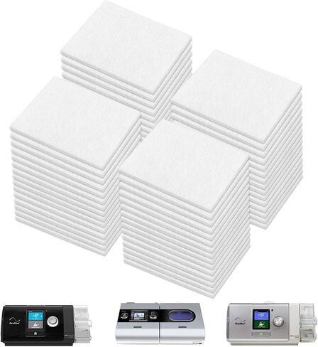 30 Packs CPAP Filters - Premium Disposable CPAP Filters Supplies for CPAP Machines - Compatible with ResMed Air 10, Airsense 10, Aircurve 10, S9 Series, Airstart and More in Saudi Arabia