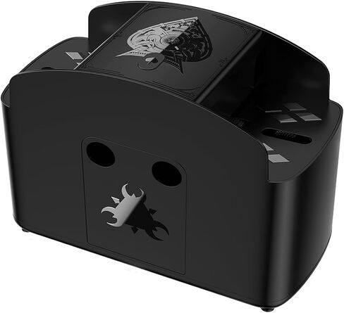 Fully Automatic Card Shuffler 1-4 Deck（ Black） in Saudi Arabia