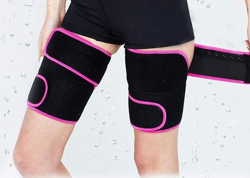 Sauna Waist Arm Calf and Thigh Trimmer Women Weight Loss Waist Trainer sweat band in Saudi Arabia