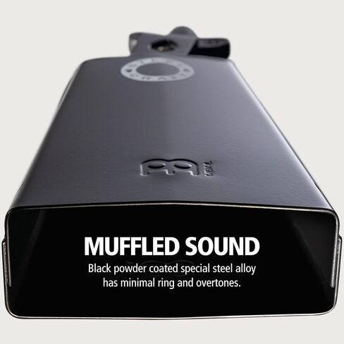Meinl Percussion Mountable Cowbell, 7" Powder Coated Steel Craft Series — NOT Made in China — High Pitch, 2-Year Warranty (SCL70-BK) in Saudi Arabia