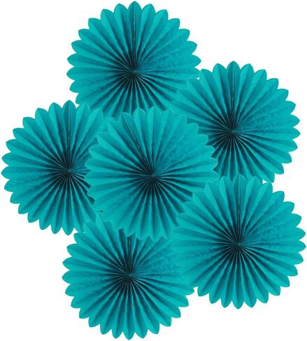 Easy Joy Frozen Party Decorations, 9PCS Winter Snowflakes Hanging Paper Fans Blue White Snowflake Hanging Decorations Xmas Snowflakes Garlands Backdrop for Girls Birthday Christmas Party Supplies in Saudi Arabia