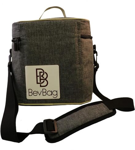 Insulated Beverage Carrier Extra Tall. (Tweed). Model #4R Cubed. Great for Uber Eats, DoorDash, GrubHub. BevTray Sold Separately. Cups not included. in Saudi Arabia
