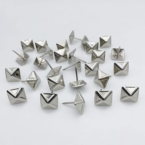 Let's Decorate 200pcs D12mmxL17mm Square Sofa Upholstery Tacks Brass Antique Bronze Color Wooden Furniture Decorative Tacks Thumb Nails Home DIY Upholstery Nails (12mmx17mm 200pcs, Black Painted) in Saudi Arabia