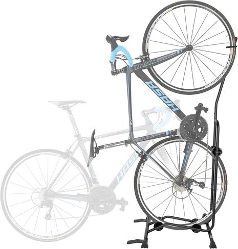 حامل دراجة منتصب من CyclingDeal - حامل لوقوف السيارات على أرضية الدراجة قابل للتعديل عموديًا وأفقيًا عالي الجودة - لتخزين دراجات الطريق MTB - حجم عجلة يصل إلى 29 بوصة in Saudi Arabia