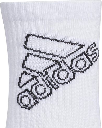 adidas Kids-Boy's/Girl's Mixed Graphic Athletic Cushioned Crew Socks (6-Pair) in Saudi Arabia
