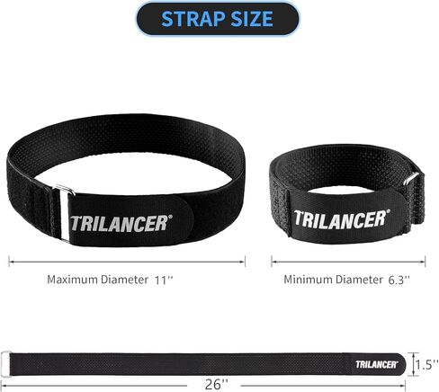 أحزمة حامل الدراجة، 4 عبوات من Pepbee حزام تثبيت عجلة الدراجة قابل للتعديل مع خطاف وحلقة للسيارة والتركيب على الحائط، للنقل والتخزين (26 بوصة × 1.5 بوصة)، أصفر in Kuwait