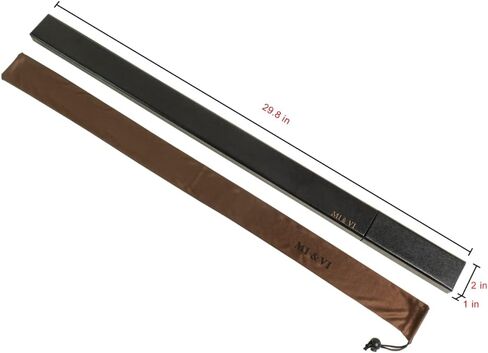 حافظة قوس عالمية خفيفة الوزن من MI&VI لـ (1) قوس كمان مفرد/فيولا/تشيلو مع حقيبة مخملية للحماية - من MIVI Music (أسود) in Kuwait