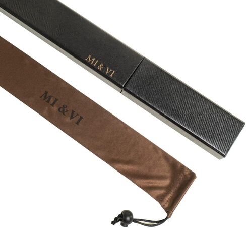 حافظة قوس عالمية خفيفة الوزن من MI&VI لـ (1) قوس كمان مفرد/فيولا/تشيلو مع حقيبة مخملية للحماية - من MIVI Music (أسود) in Kuwait