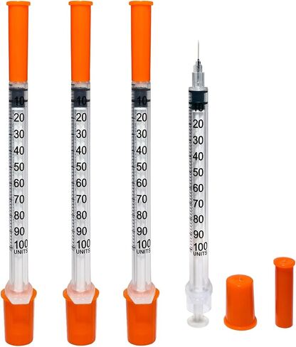 1ml Syringes with Needle, Syringe 1ml/cc Needles 30G 5/16 Inch, Individually Wrapped ,Pack of 10 in Saudi Arabia