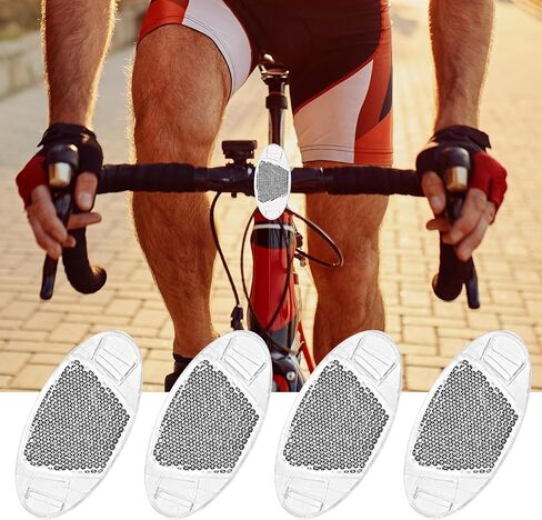 8 PCS Bike Front and Rear Reflectors Kit Bike Wheel Spoke Reflectors Accessories Bicycle Light Safety Warning Reflectors for Night Cycling, Handlebar, Seatpost in Saudi Arabia