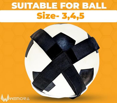 حزام تدريب كرة القدم المنفرد لمعدات التدريب على رمي كرة القدم للأطفال الشباب مع حزام خصر قابل للتعديل يناسب حجم الكرة 3 4 5 in Kuwait