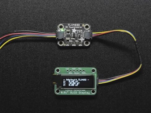 ADA Adafruit (PID 4366) TLV493D مقياس مغناطيسي ثلاثي المحاور - Stema QT/Qwiic in Kuwait