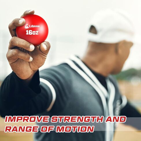 20 Pcs Weighted Training Baseballs and Softballs Practice Heavy Balls for Trainer Baseball Training Balls for Pitching Hitting Improve Power Equipment, Red in Saudi Arabia
