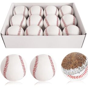 البيسبول 12 حزمة كرات البيسبول التدريب البيسبول 9 بوصة TeeBall البيسبول السلامة للشباب / الأطفال البيسبول لينة إرم، الضرب، الميدان، ضرب، نصب، ممارسة (دزينة واحدة) in Kuwait
