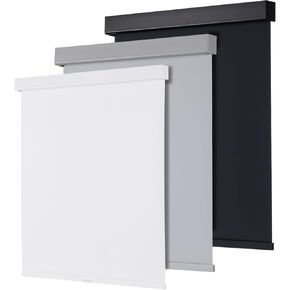 100% Blackout Cordless Roller Shades for Window, Free-Stop Roller Blinds for Windows with Valance Waterproofs Fabric Thermal Insulated, Room Darkening Window Shades for Home Door Black 65*72